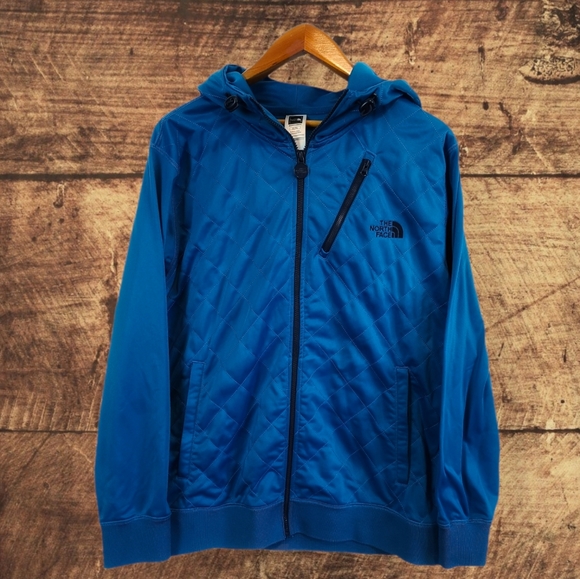 THE NORTH FACE VIBRANT BLUE FULL ZIP HOODIE